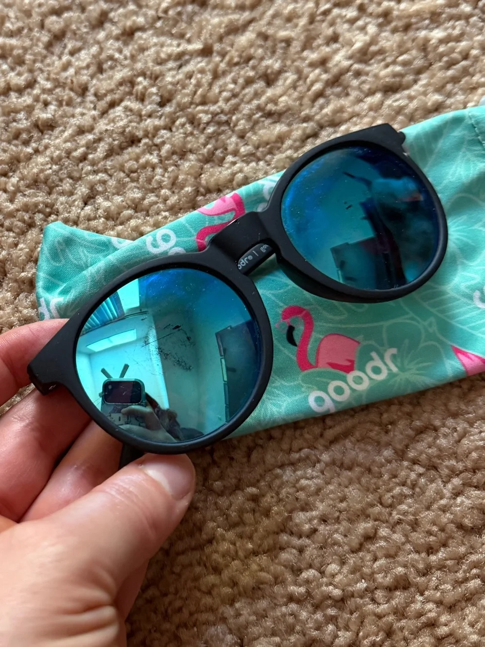 Goodr MIDNIGHT RAMBLE AT THE CIRCLE BAR circle g sunglasses